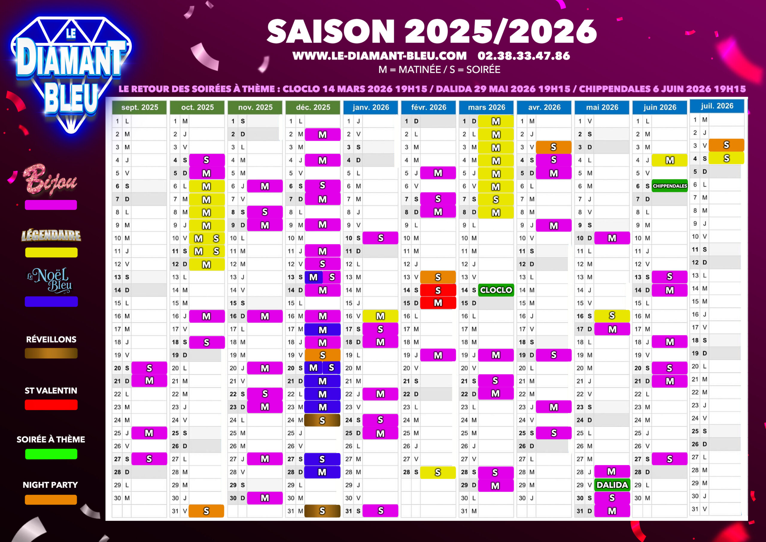 CALENDRIER 2025 2026