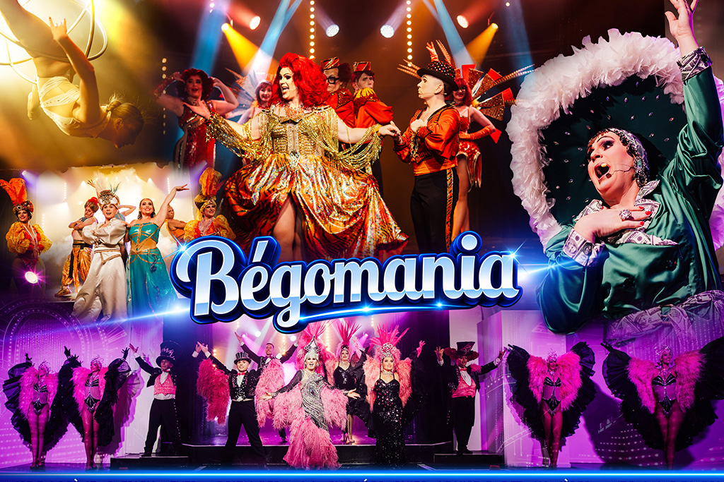 begomania affiche spectale cabaret repas spectacle